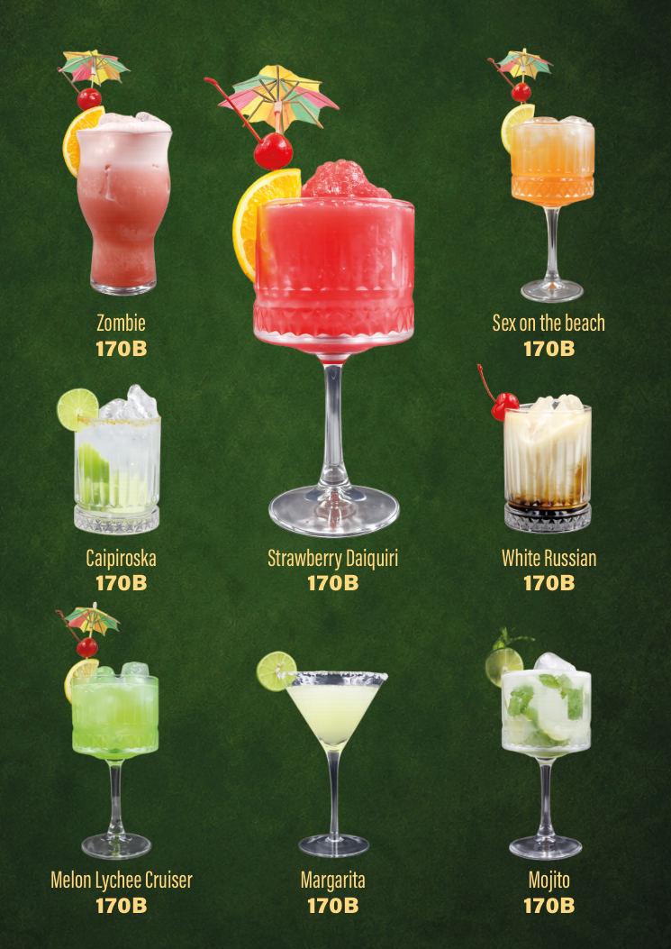 The Ugly Duckling menu page 9