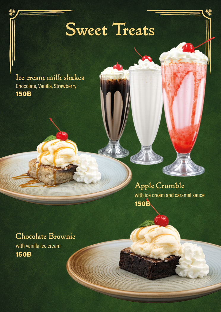 The Ugly Duckling menu page 18