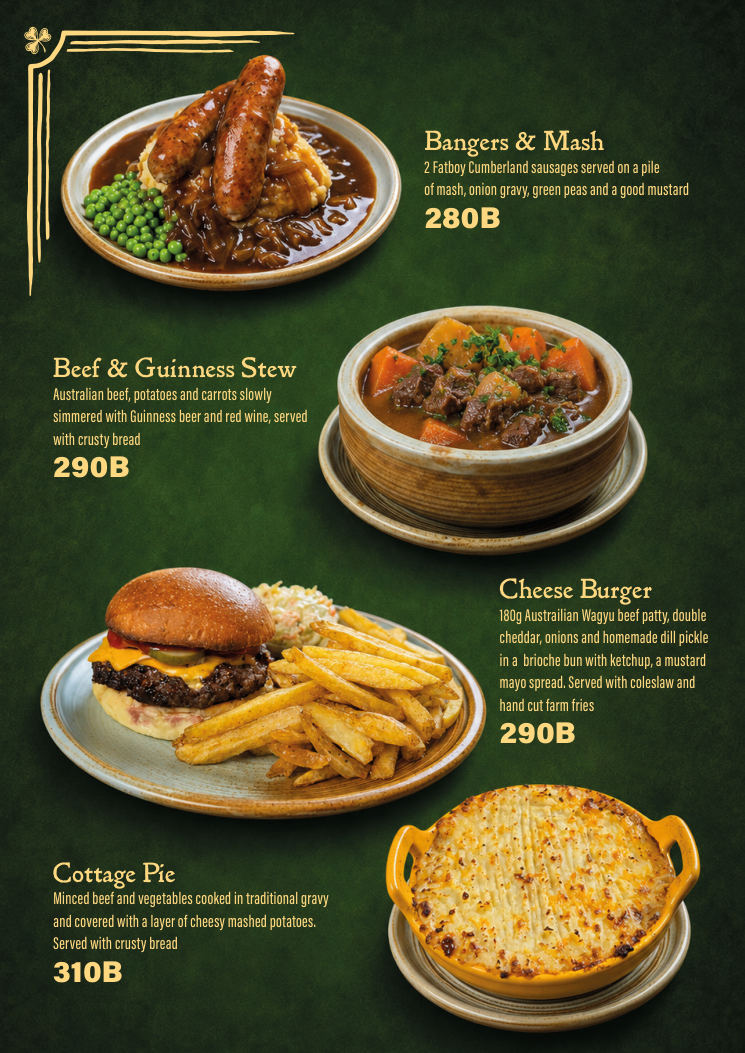 The Ugly Duckling menu page 25