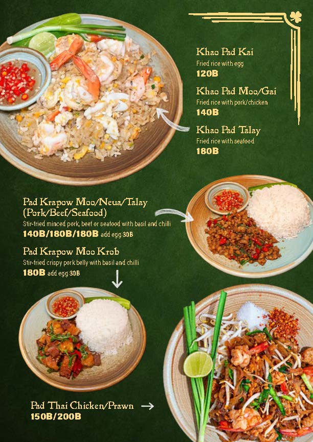 The Ugly Duckling menu page 31